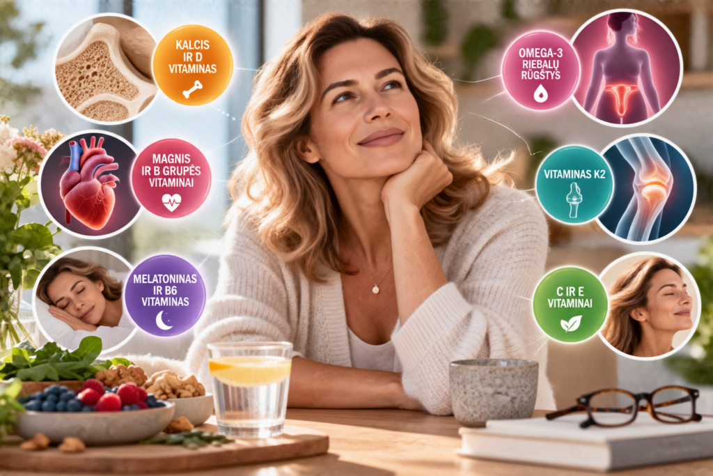 Vitaminai menopauzes metu